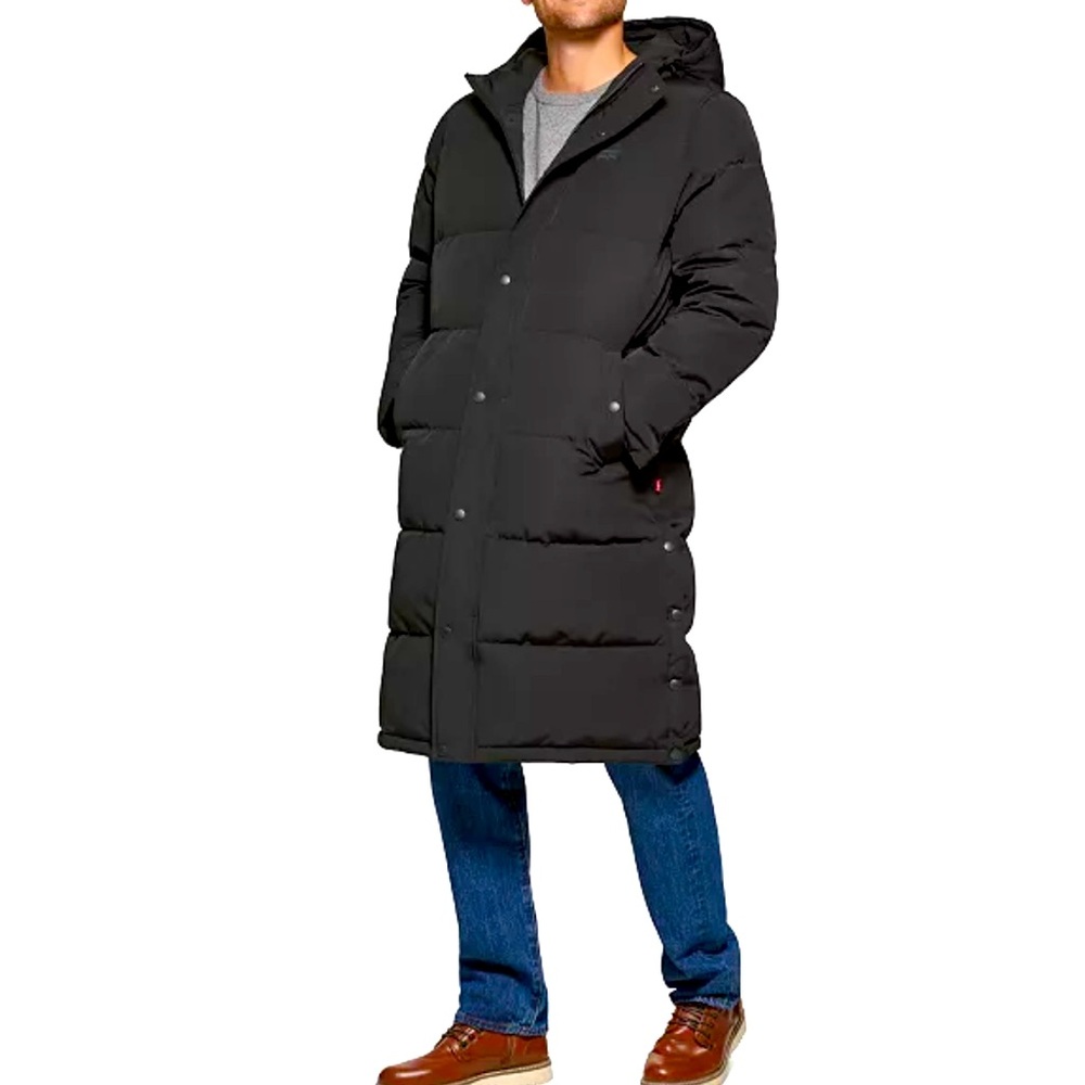Levi’s extra long quilted parka jacket